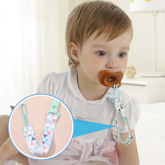 Attache tétine de dessin animé pour bébé