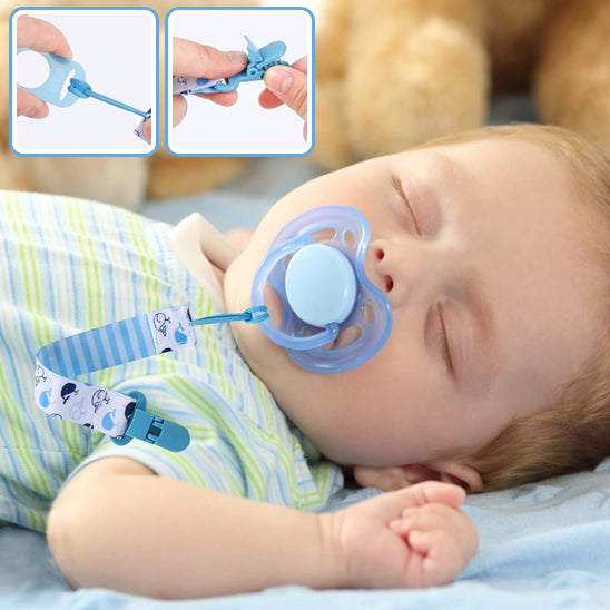 Attache tétine de dessin animé pour bébé