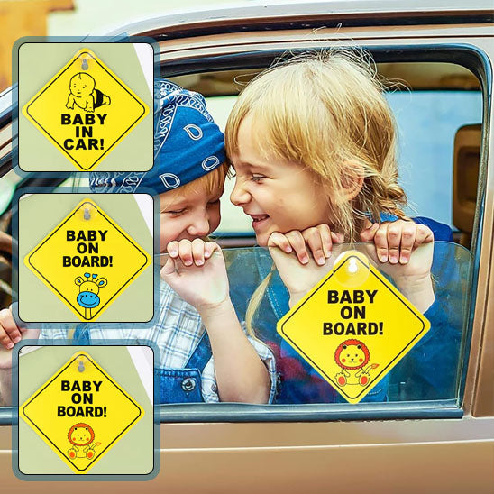 Autocollant Bébé à Bord/Autocollant de sécurité pour bébé à bord