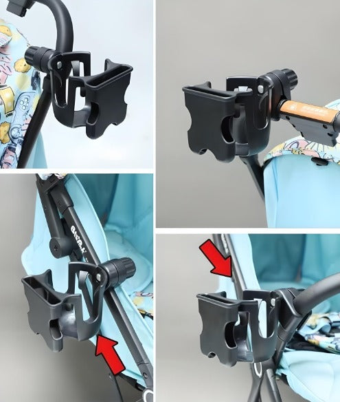 Porte-Gobelet Poussette avec Support de Téléphone