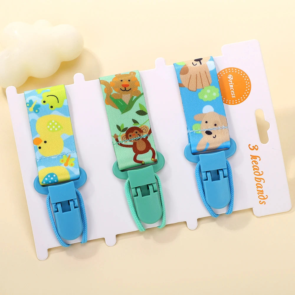 Attache tétine de dessin animé pour bébé