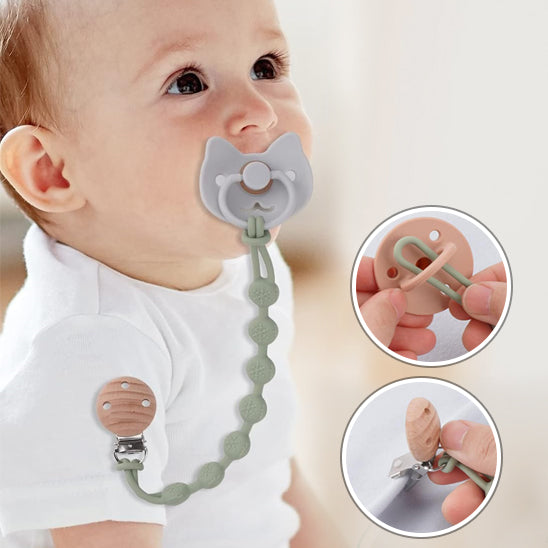 Attache tetine / Clip de sucette Portable