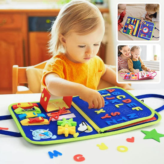livre sensoriel bébé / livre bébé en tissus