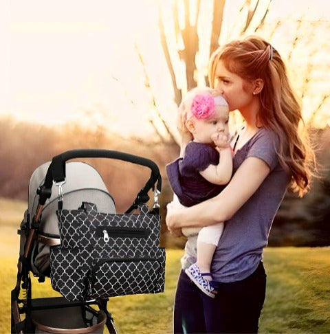 Sac à Langer Grand Volume de 7 Pièces/ Sac à Maternité