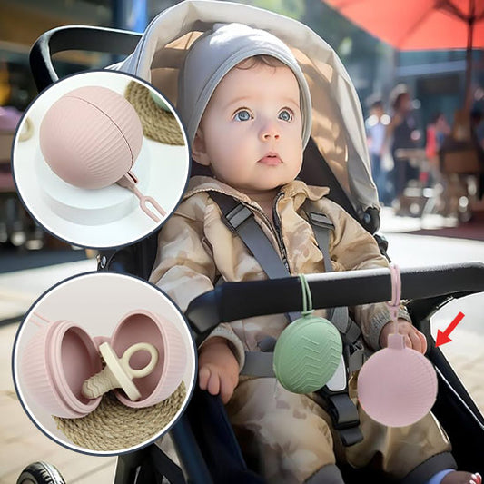 Boîte à tétine / porte-sucette en Silicone