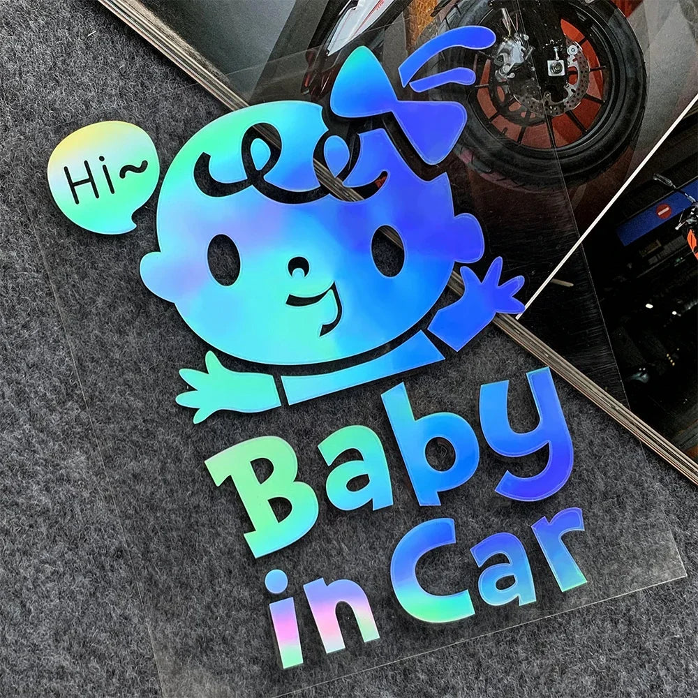 Bébés à bord/ Autocollant Voiture Bébé à Bord