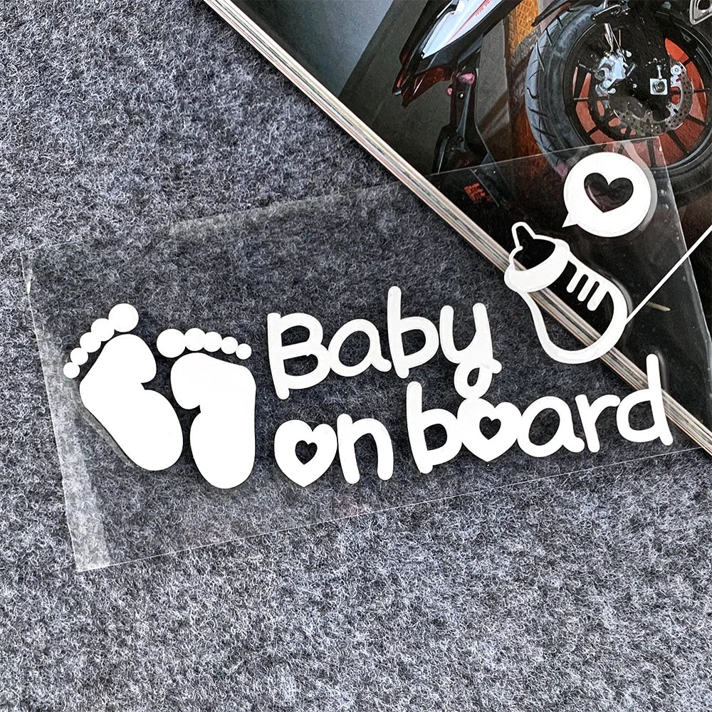 Bébés à bord/ Autocollant Voiture Bébé à Bord