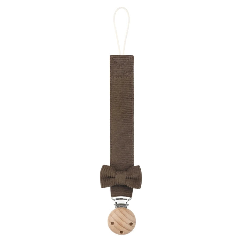 L'attache tetine avec clip en bois