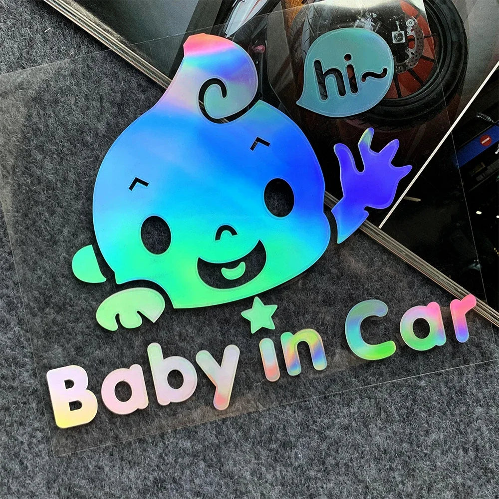 Bébés à bord/ Autocollant Voiture Bébé à Bord