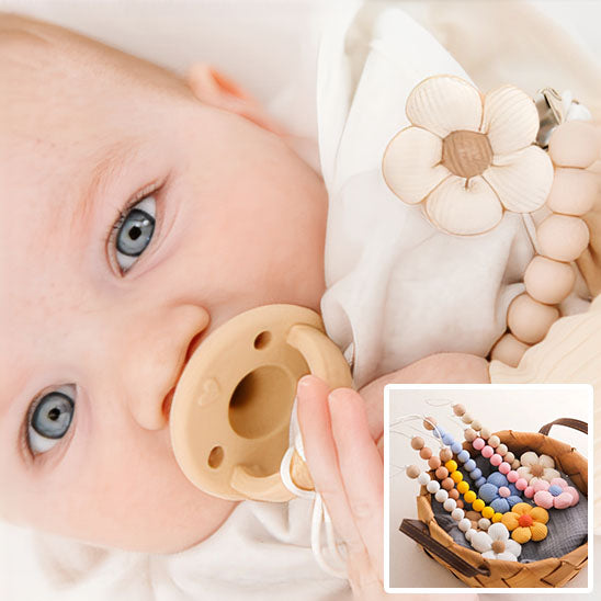 Attache Tétine / Chaîne de Sucette pour Bébé