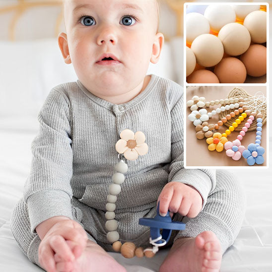 Attache Tétine / Chaîne de Sucette pour Bébé